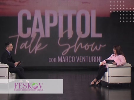 Entrevista con representantes de Feskov HRG en la televisión italiana imagen